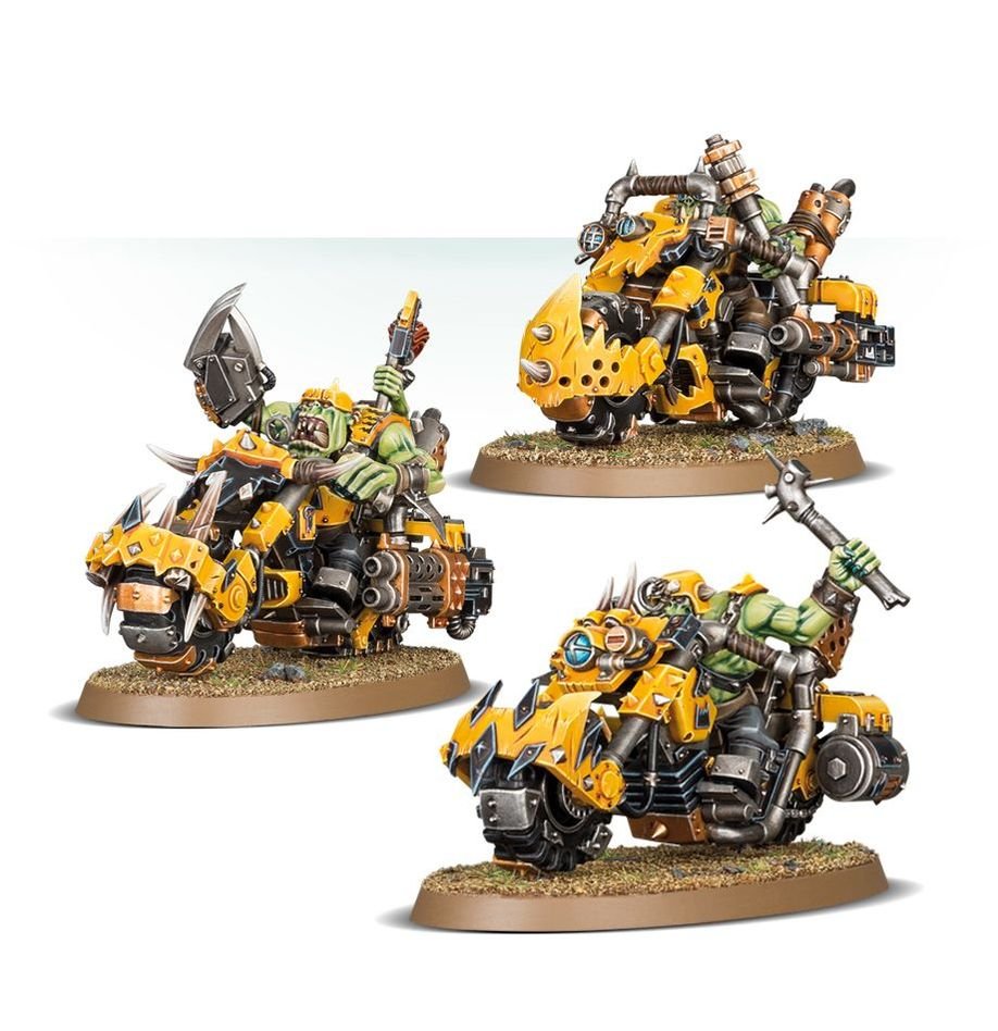 Warhammer 40k Orks: Warbiker Mob - WiredVillage Games - Games Workshop WiredVillage Games